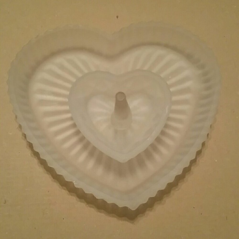 Frosted heart Jewelry Tray & Ring Holder [4]